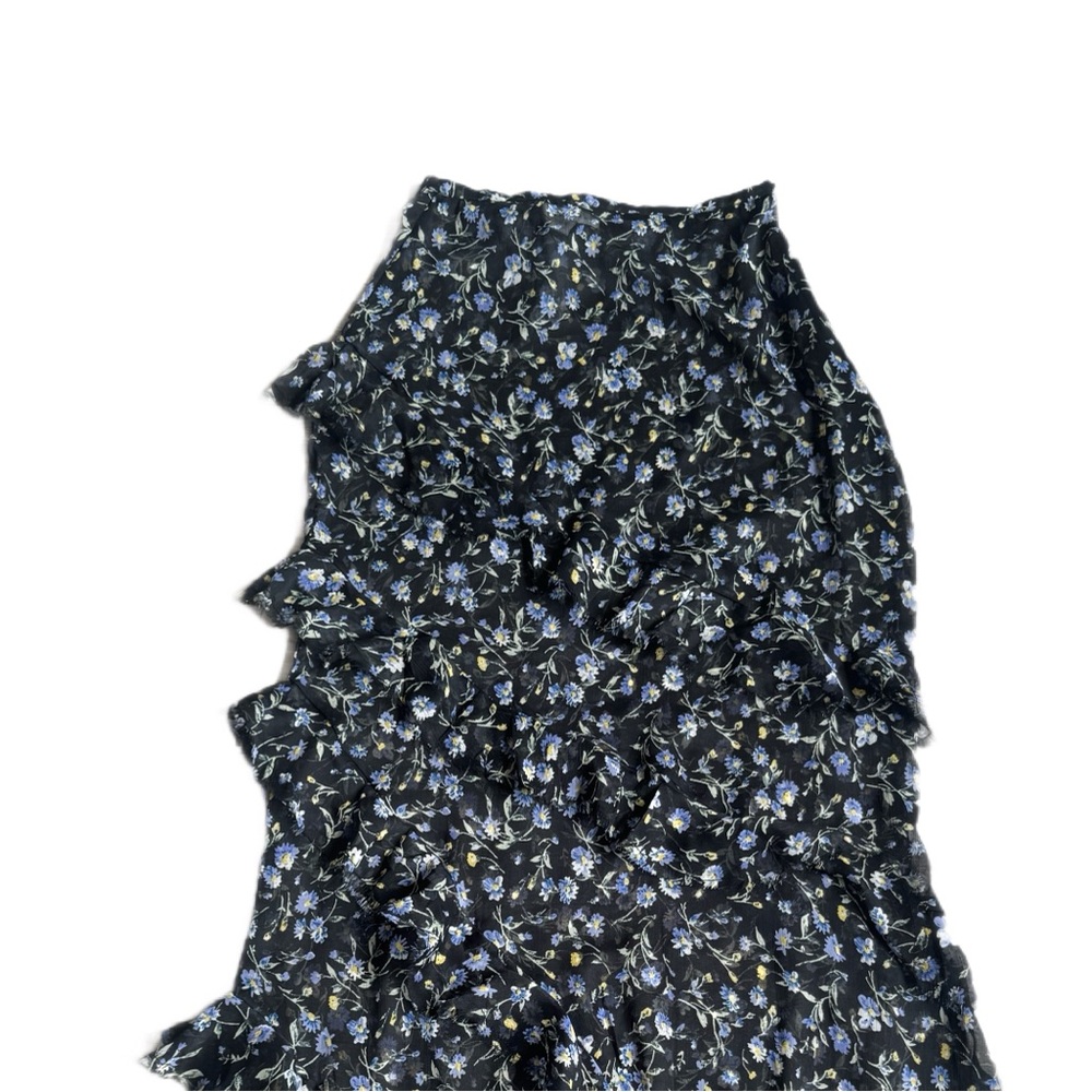 Topshop cottagecore long flowing sheer skirt - Picture 2 of 3